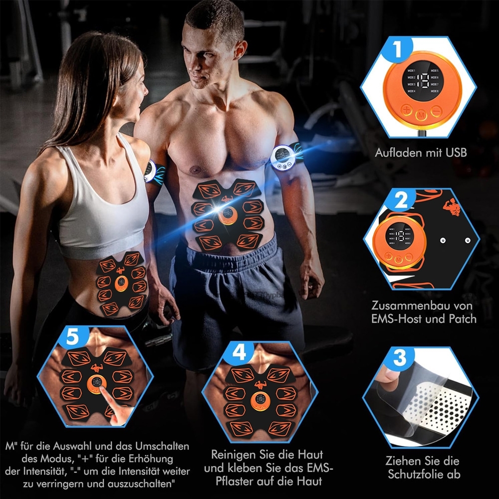 EMS Muscle Stimulator Ab Toner - Home Gym App 리뷰 및 가격