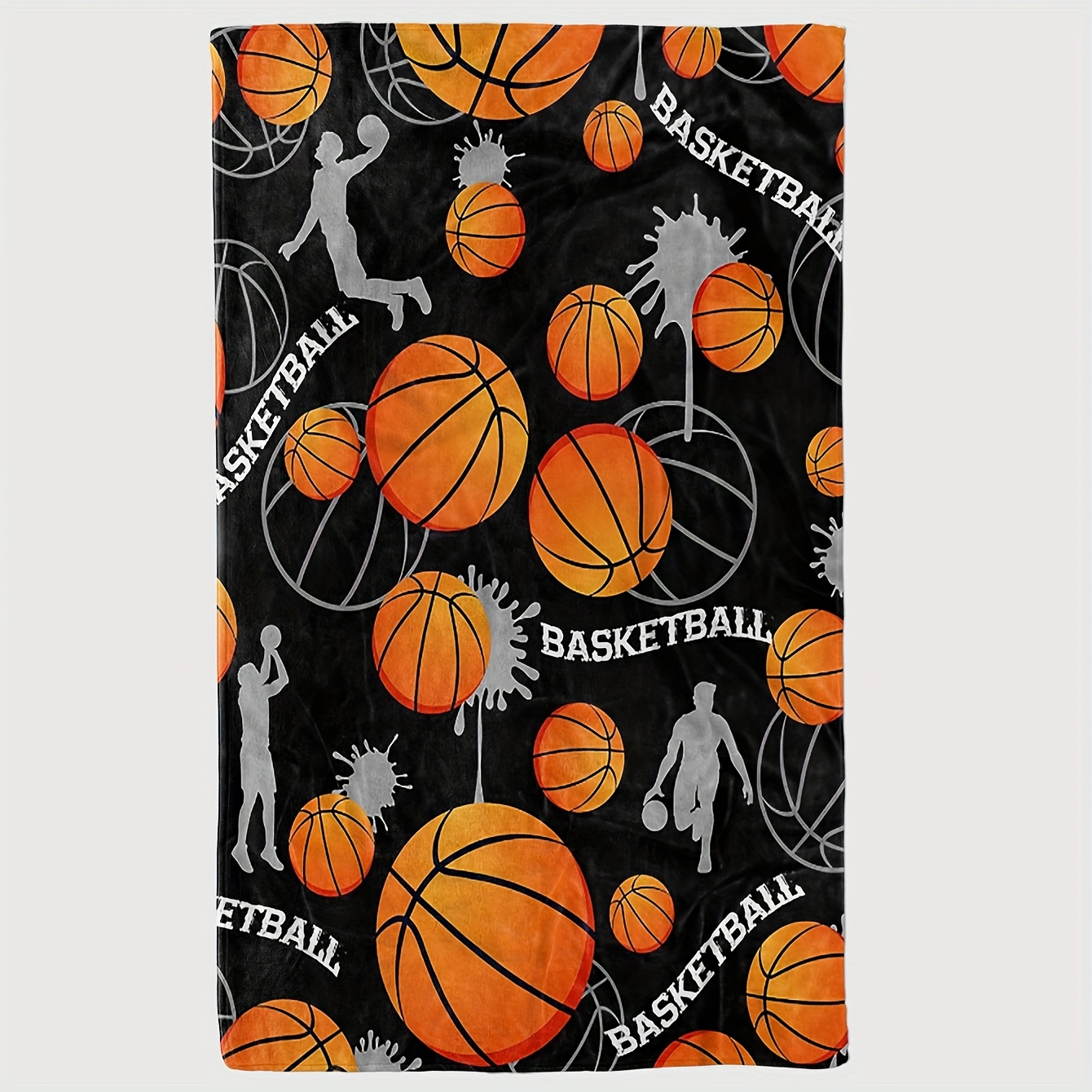 Basketball Flannel Throw Blank - Home Gym And Basketball Court 리뷰 및 가격