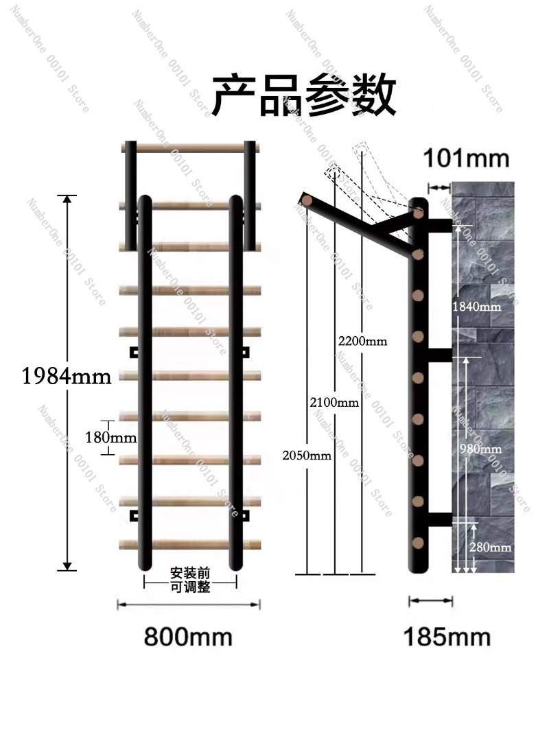 Pull-Up Training Parallel Bar  - Home Gym Yoga Studio 리뷰 및 가격