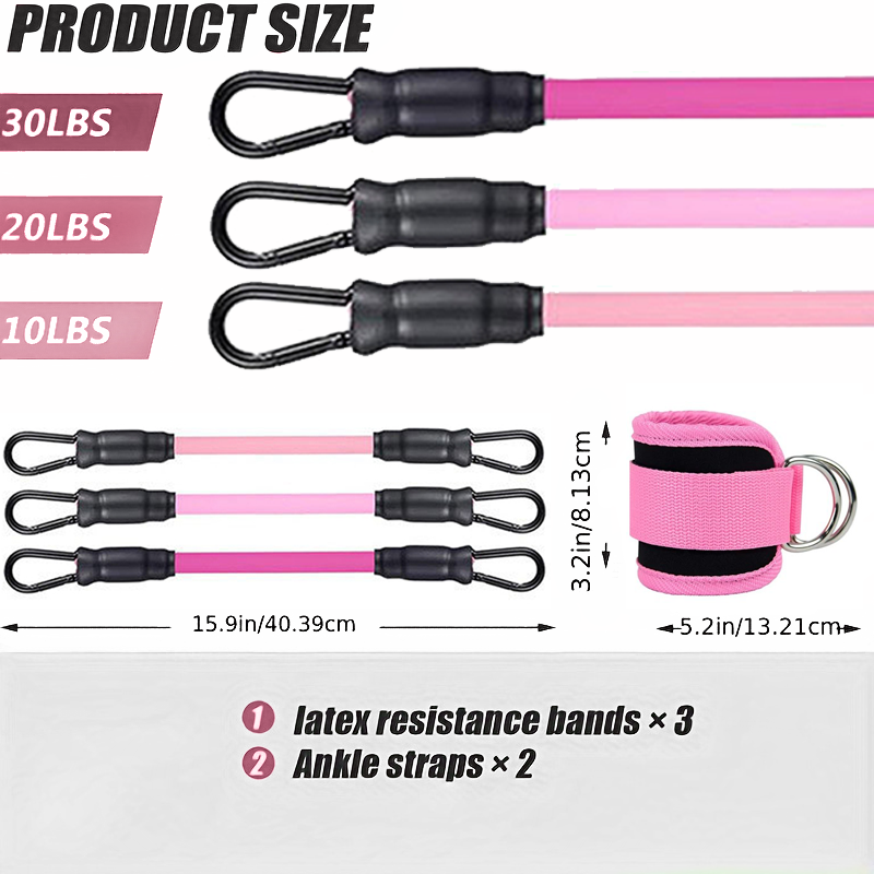Ankle Straps Resistance Bands  - Home Gym Kit For Men 리뷰 및 가격