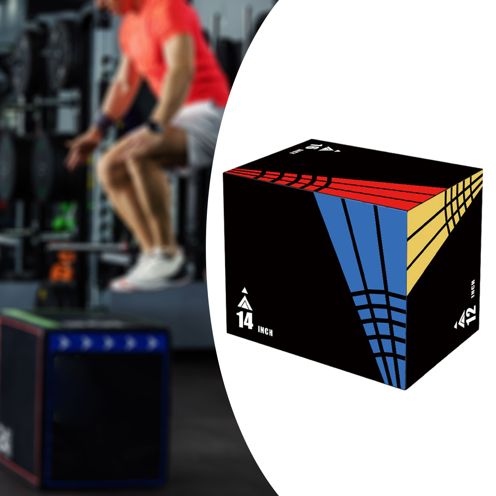 3-in-1Jump Box Plyometric Box  - Home Gym Kit For Men 리뷰 및 가격