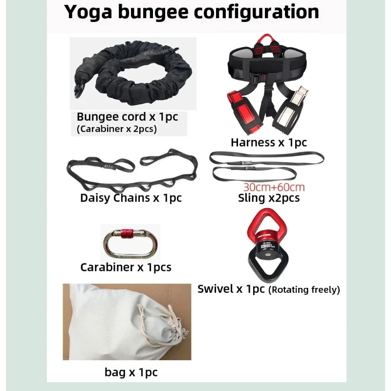 Heavy Bungee Fitness Kit Resis - Home Gym Yoga Studio 리뷰 및 가격