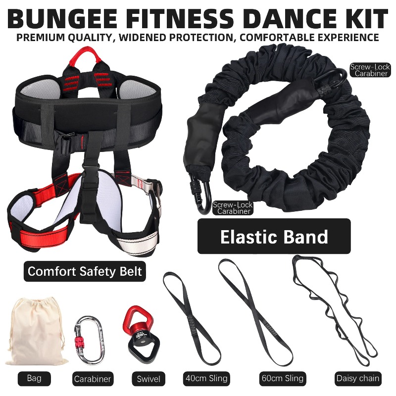Heavy Bungee Fitness Kit Resis - Home Gym Yoga Studio 리뷰 및 가격