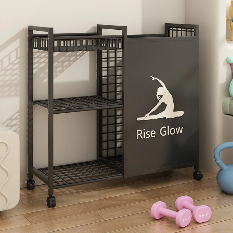 Mobile Fitness Cart with Wheel - Home Gym Yoga Studio 리뷰 및 가격