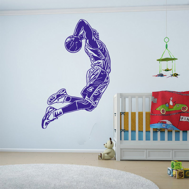 Jumping Basketball Player Wall - Home Gym On Wall 리뷰 및 가격
