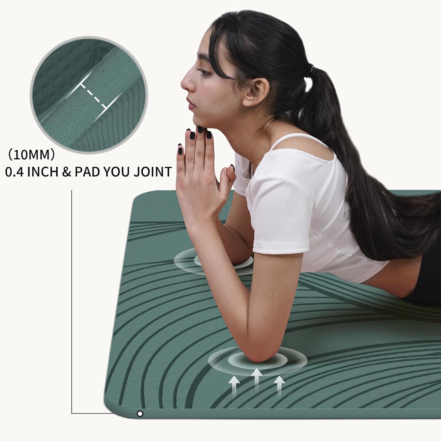 Large Yoga Mat 72x36x0.4 Inch  - Home Gym Yoga Studio 리뷰 및 가격
