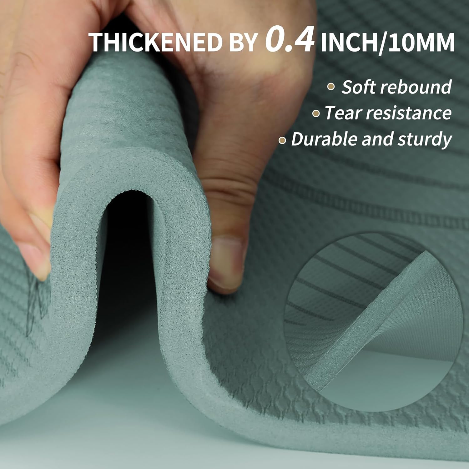 Large Yoga Mat 72x36x0.4 Inch  - Home Gym Yoga Studio 리뷰 및 가격