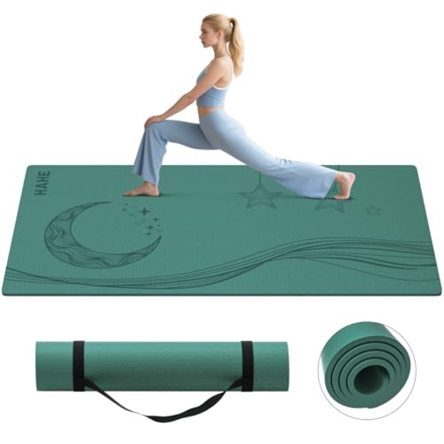 Large Yoga Mat 72x40x0.4 Inch  - Home Gym Yoga Studio 리뷰 및 가격