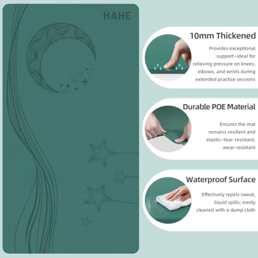 Large Yoga Mat 72x40x0.4 Inch  - Home Gym Yoga Studio 리뷰 및 가격