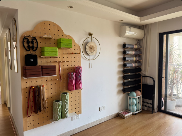 Wooden Yoga Mat Holder Wall Mo - Home Gym Yoga Studio 리뷰 및 가격