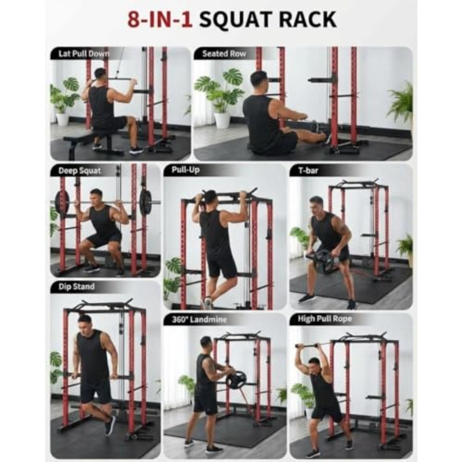 All-in-1 Power Cage with Pulle - Home Gym Weight 리뷰 및 가격