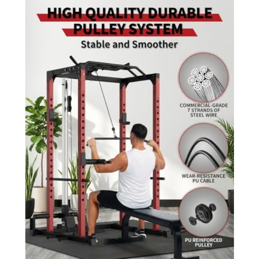 All-in-1 Power Cage with Pulle - Home Gym Weight 리뷰 및 가격