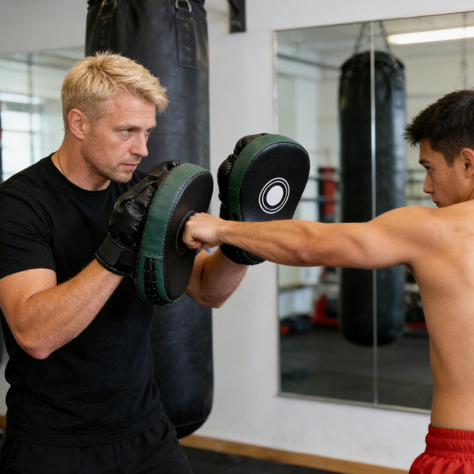 Boxing Pads Mitts PU Leather E - Home Gym Routine 리뷰 및 가격