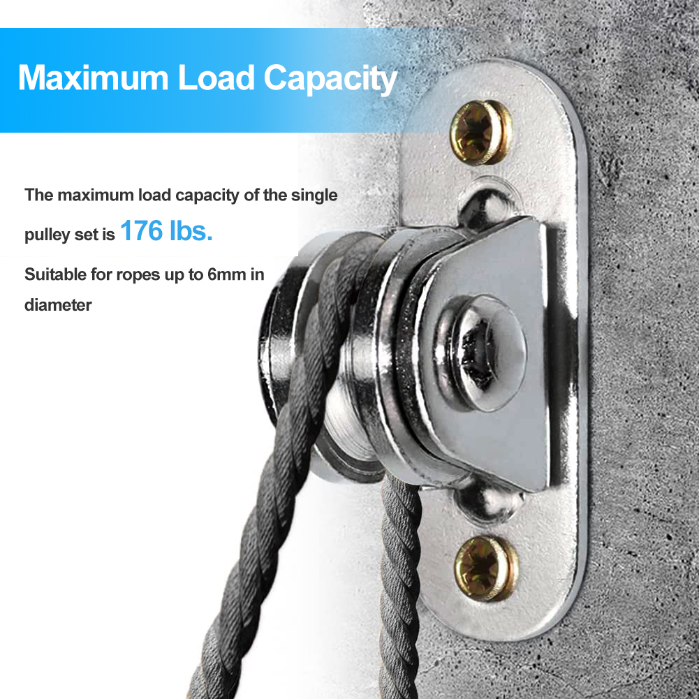 2/4Pcs Heavy Duty Fixed Pulley - Battle Rope Heavy 리뷰 및 가격