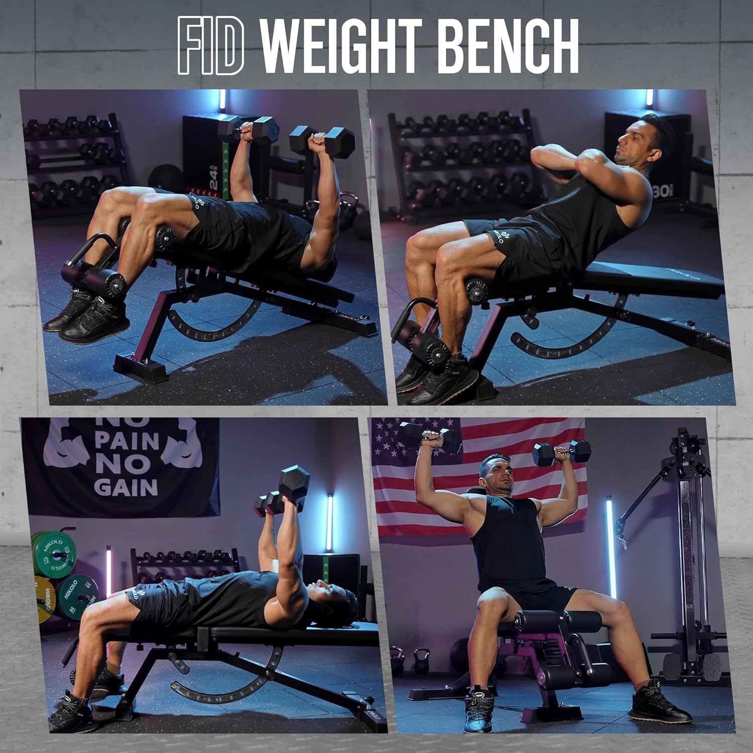Home Gym Weight Bench - Steel  - Home Gym Weight 리뷰 및 가격