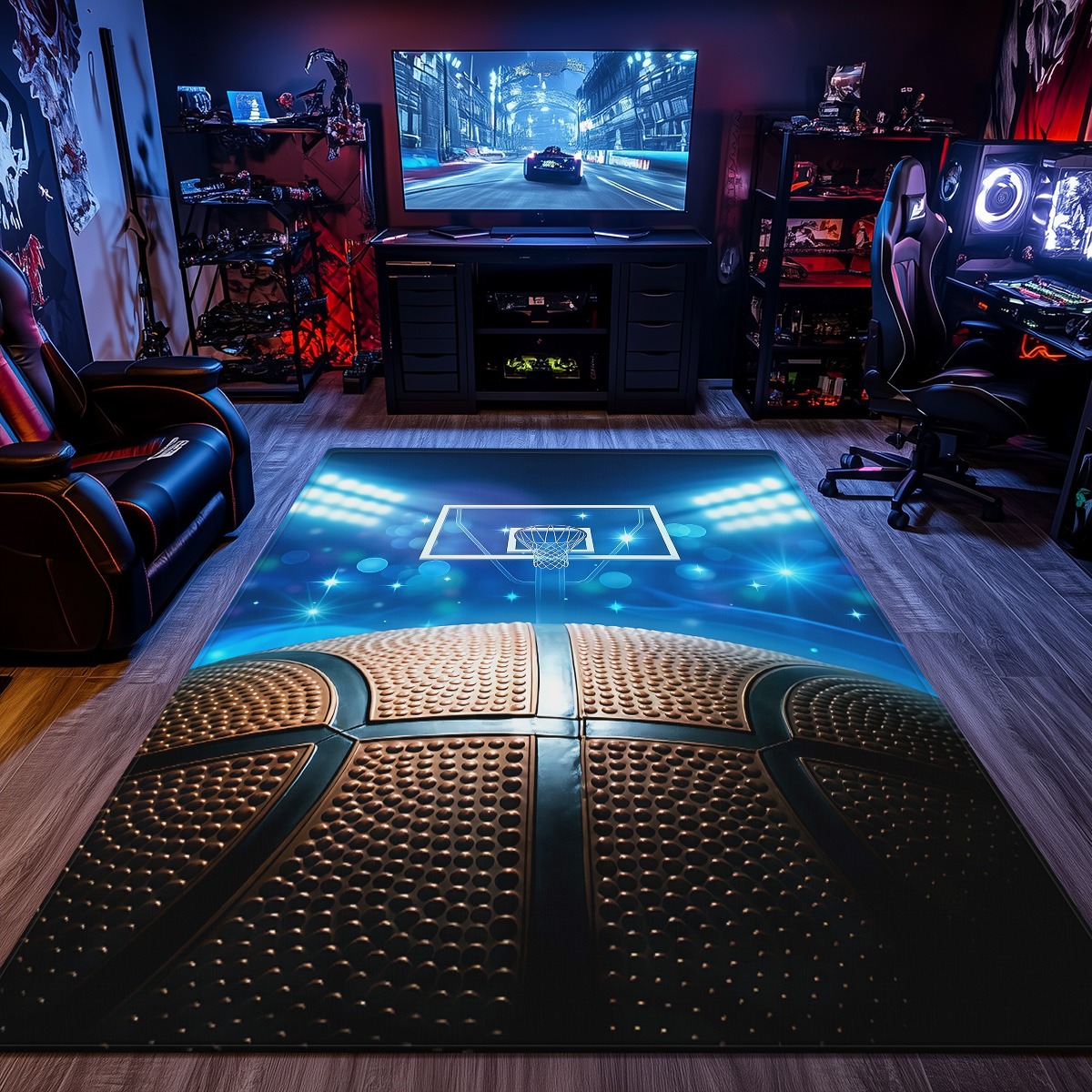 Basketball court design plush  - Home Gym And Basketball Court 리뷰 및 가격