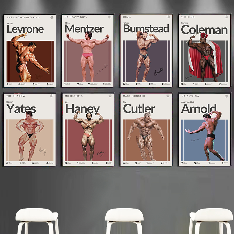 Motivation Bodybuilder Poster  - Home Gym On Wall 리뷰 및 가격
