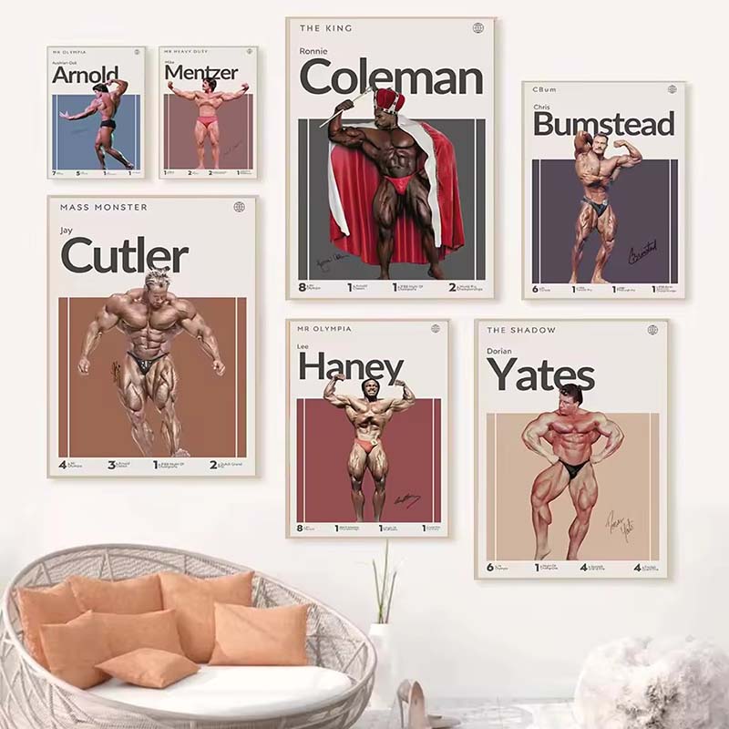 Motivation Bodybuilder Poster  - Home Gym On Wall 리뷰 및 가격
