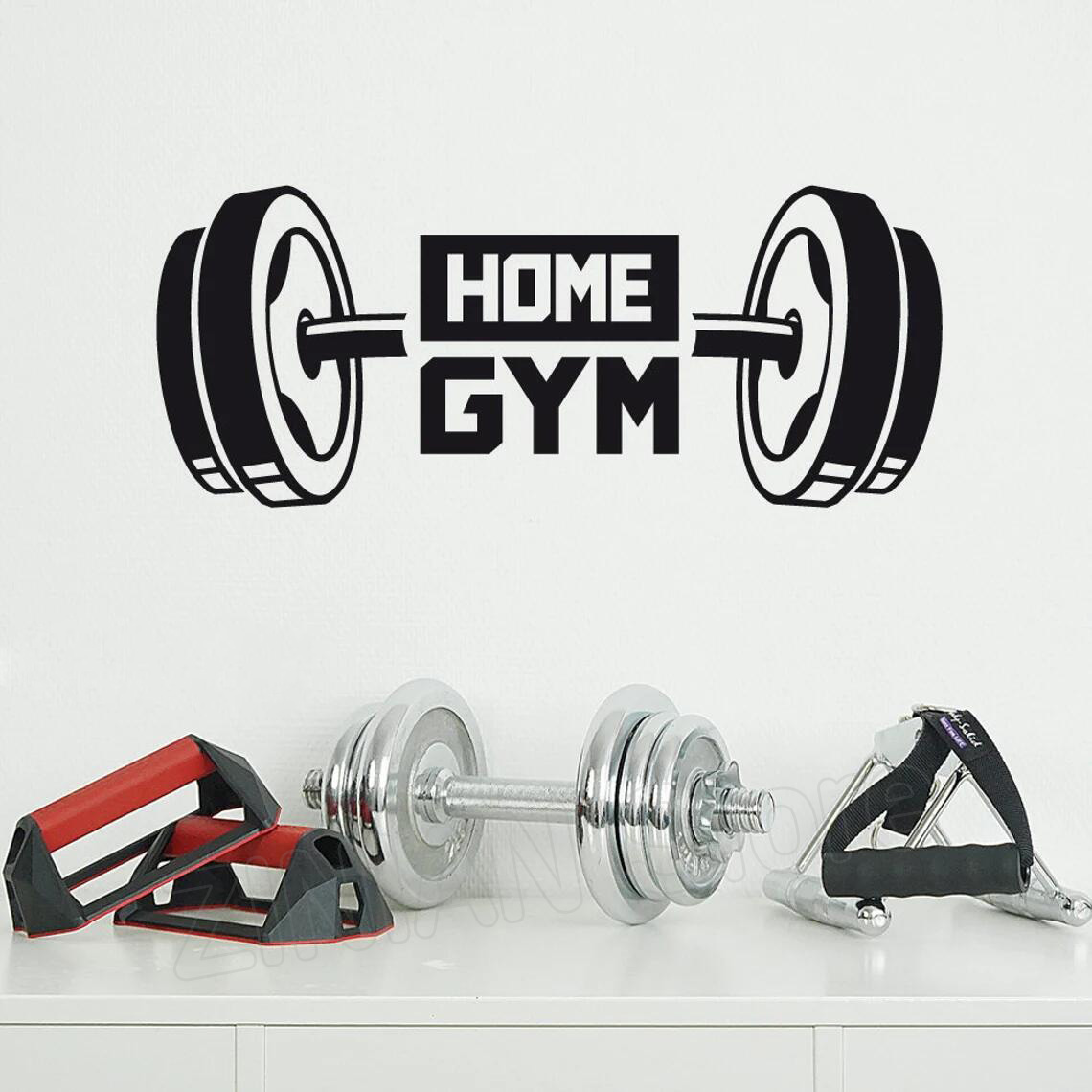 Fitness Home Gym Decor Wall St - Home Gym On Wall 리뷰 및 가격