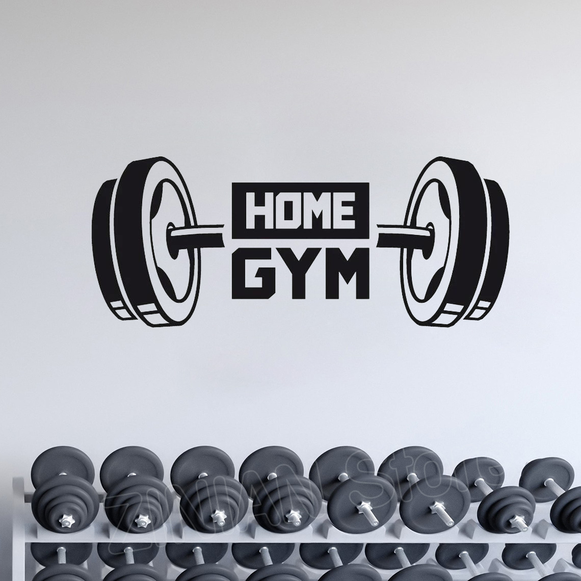 Fitness Home Gym Decor Wall St - Home Gym On Wall 리뷰 및 가격